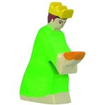 Figurine crèche de noël - balthazar 3 vert Figurine crèche de noël - balthazar 3 vert