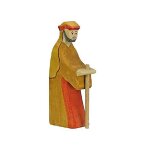 Figurine crèche de noël - berger avec bâton 2 marron Figurine crèche de noël - berger avec bâton 2 marron