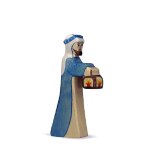 Figurine crèche de noël - berger avec lampe 2 bleu Figurine crèche de noël - berger avec lampe 2 bleu