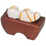 Figurine crèche de noël - enfant jésus 3 marron Figurine crèche de noël - enfant jésus 3 marron