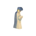 Figurine crche de nol - marie bleu