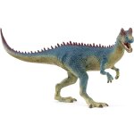 Figurine dilophosaure bleu