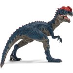 Figurine dilophosaure gris