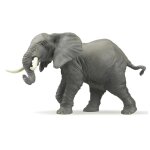 Figurine �l�phant marchant gris