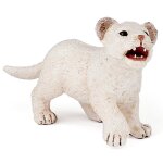 Figurine lionceau blanc blanc Figurine lionceau blanc blanc