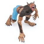 Figurine loup garou marron