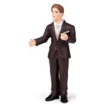 Figurine mari en costume noir