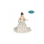 Figurine marie dentelle rose