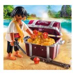 Figurines - pirate avec coffre au tr�sor 9358 multicolore