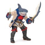 Figurine pirate mutant requin bleu
