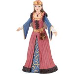 Figurine reine médiévale rouge Figurine reine médiévale rouge