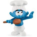 Figurine schtroumpf cuisinier bleu