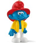 Figurine schtroumpf pompier bleu