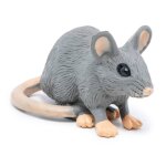 Figurine souris grise gris
