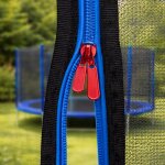 Filet de protection pour trampoline de 4, 27 m pour enfants noir