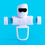 Foosbots pack de 1 - tanga blanc