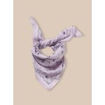 Foulard imprim bouquet lilas