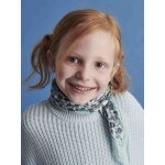 Foulard imprimé fleurs fille vert Foulard imprimé fleurs fille vert