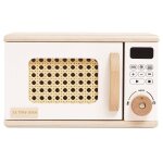 Four À micro - ondes en bois blanc Four À micro - ondes en bois blanc