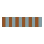 Frise murale nostalgia pastel bleu - marron