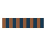 Frise murale nostalgia pastel marron - bleu