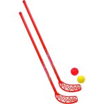 Fun hockey set - 2 personnes rouge