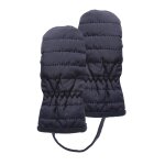 Gants 2 / 4 ans en polaire détail - doublés fausse fourrure marine Gants 2 / 4 ans en polaire détail - doublés fausse fourrure marine