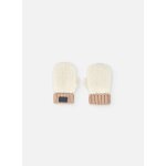 Gants bb peluche blanc