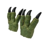 Gants dinosaure vert