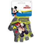 Gants mitaine de v�lo mickey gris / vert