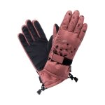 Gants de ski akemi rose cendre / corail clair Gants de ski akemi rose cendre / corail clair