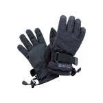 Gants de ski motif / style logo felman noir