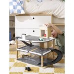 Garage en bois fsc multicolore