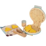 Gaufrier en bois tasty bleu