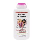 Gel douche enfant 2 en 1 corps et cheveux parfum fraise princesse multicolore