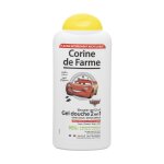 Gel douche enfant 2 en 1 corps et cheveux parfum pomme cars multicolore