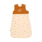 Gigoteuse bébé hiver broderie ours en double gaze de coton - orsino beige Gigoteuse bébé hiver broderie ours en double gaze de coton - orsino beige
