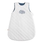 Gigoteuse b�b� naissance en coton brod�e - petit nuage beige