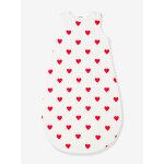 Gigoteuse � coeurs en coton petit bateau blanc