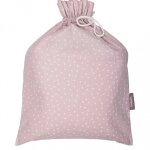 Gigoteuse coton bio motifs toiles - et rose