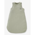 Gigoteuse �t� sans doublure en gaze de coton bio * , personnalisable vert sauge