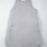 Gigoteuse gaze de coton bio gris fonc