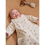 Gigoteuse hiver h�risson manches amovibles beige imprim�