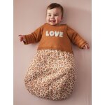 Gigoteuse hiver manches longues amovibles bi - matire lovely leo noisette