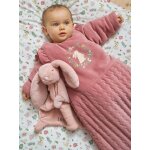Gigoteuse hiver manches longues amovibles lapin enchanté vieux rose Gigoteuse hiver manches longues amovibles lapin enchanté vieux rose
