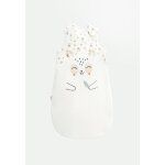 Gigoteuse d'hiver en velours baby panda ecru