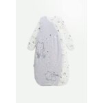 Gigoteuse d'hiver en velours avec manches amovibles chatmallow gris