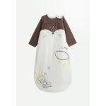 Gigoteuse d'hiver en velours avec manches amovibles cracotte marron