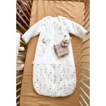 Gigoteuse hiver en velours avec manches amovibles eliah ecru