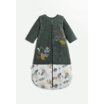Gigoteuse hiver en velours avec manches amovibles elliott vert